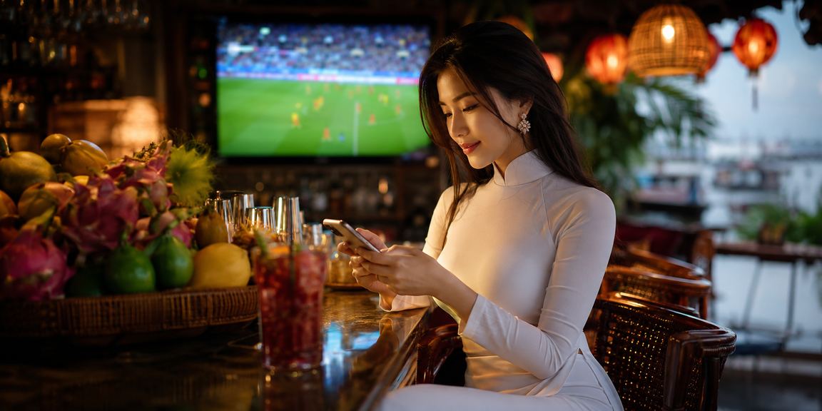 Người chơi đăng ký tài khoản tại 6900 với hình ảnh trò chơi slot miền sông Mekong