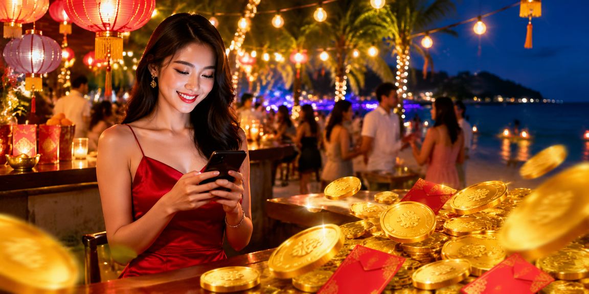 Minh họa bảo mật dữ liệu người chơi tại 6900 trên nền đèn lồng đỏ ở Phú Quốc